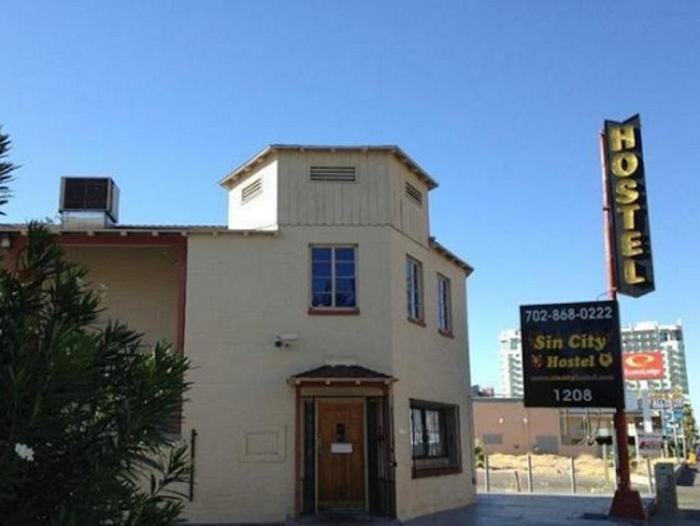 Sin City Hostel Las Vegas Kültér fotó